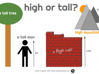 Confusing words: high vs. tall