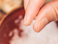 Idiom: to take something with a pinch of salt