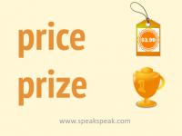 Confusing words: price vs. prize